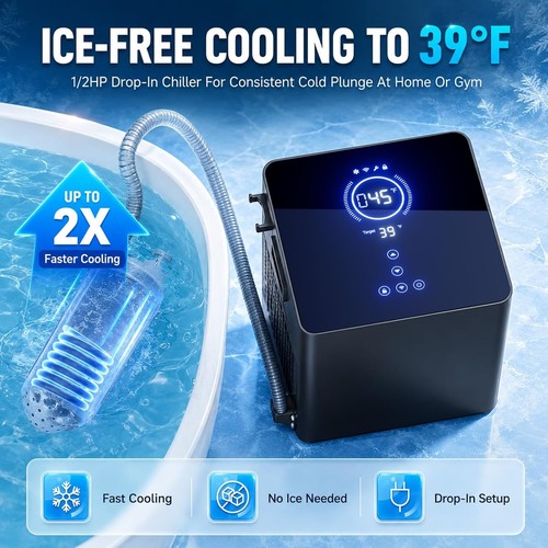 Water chiller drop 3 4 - drop, in