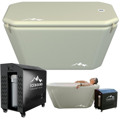 Ice bath tub with - tub, water