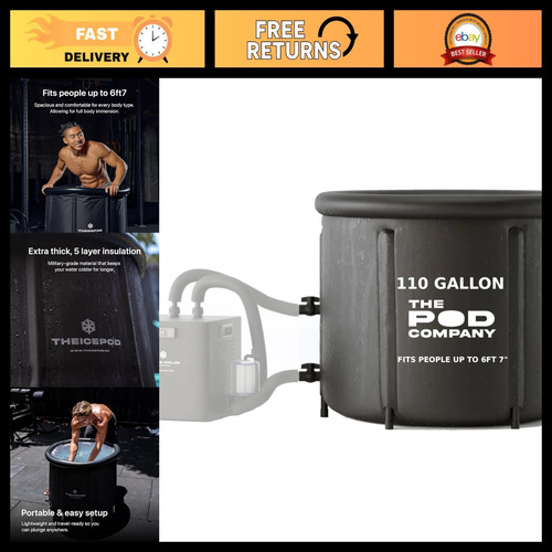 Inflatable cold plunge tub - inflatable,